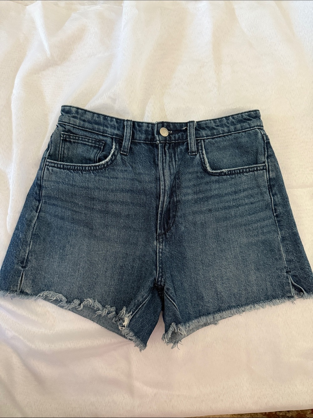 Joe’s Dark Blue Cutoff Denim Shorts